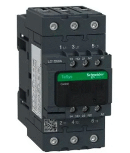 CONTACTOR EVERLINK 50A 1NA+1NC 20/40HP 220/440V BOB-220V. 50/60HZ