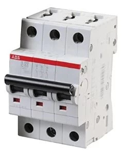 Interruptor Termomagnetico Riel-Din 3x50A S203-C50 20/10KA 230/400VAC Curva C