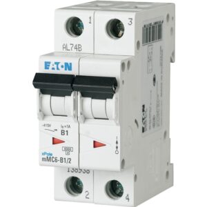 Interruptor Riel Din Curva C 2P 16AMP 10KA (MMCM-C16/2)