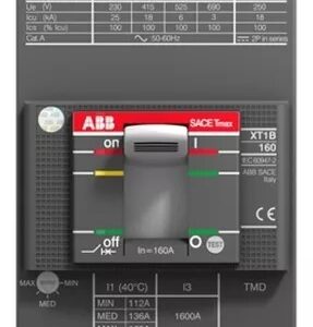 INTERRUPTOR TERMOMAGNETICO XT1N TMD 3X63A REG 44.1-63A 230/380/440V 65/36/36KA