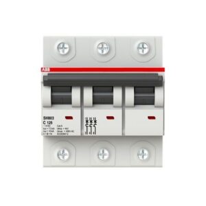 INTERRUPTOR TERMOMAGNETICO RIEL-DIN 3X100A SH803-C100 10/10KA 230/400VAC CURVA C