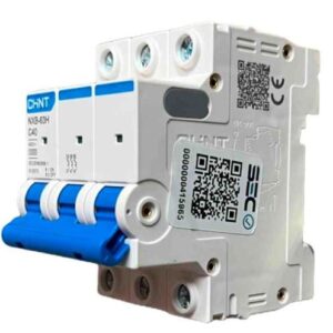 INTERRUPTOR TERMOMAGNETICO NXB-63H 3X40A 10KA/230VAC 6KA/400V CURVA C