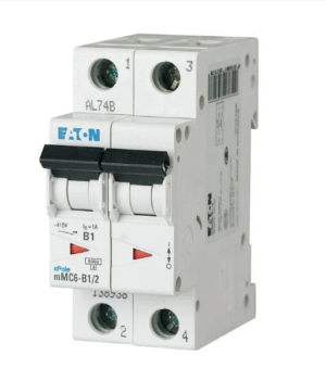 Interruptor Riel Din Curva C 2P 6AMP 6KA