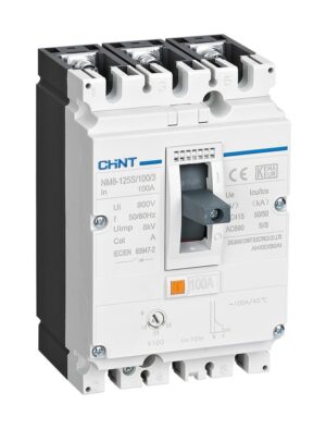 INTERRUPTOR TERMOMAGNETICO NM8-125S 3X100A(80-100A) 50KA 380/400/415VAC