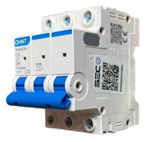 INTERRUPTOR TERMOMAGNETICO NXB-63H 3X25A 10KA/230VAC 6KA/400V CURVA C