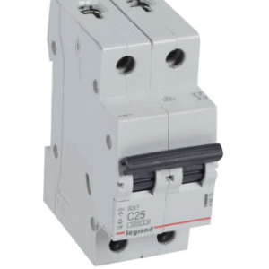 INTERRUPTOR TERMOMAGNÉTICO RX3 2P C25, 10KA/230V - 6KA/400V
