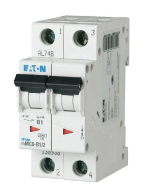 Interruptor Riel Din Curva C 2P 50AMP 10KA (MMCM-C50/2)