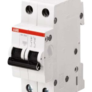 Interruptor Termomagnetico Riel-Din 2x10A S202-C10 20/10KA 230/400VAC Curva C