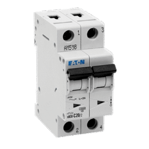 Interruptor Riel Din Curva C 2P 20AMP 6KA (MMC6-C20/2)