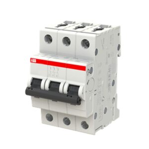 Interruptor Termomagnetico Riel-Din 3x20A S203-C20 20/10KA 230/400VAC Curva C