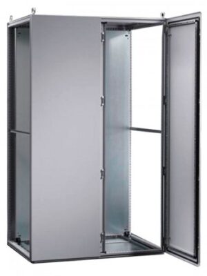 Tableros Autosoportados Metálicos IP55 de 2000x1000x600mm de 2 puertas C/Placa base