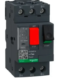 GUARDAMOTOR TERMOMAGNETICO 3Ø REGULABLE, 0.40 - 0.63A ID=8A, TESYS