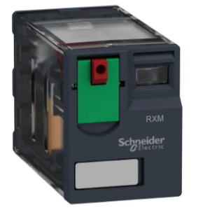 RELE MINIATURA ENCHUFABLE ZELIO RXM DE 14 PINES ENCAPSULADO 5A, 4NA+NC, 220/230VAC