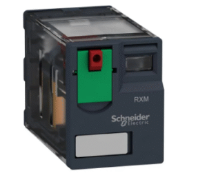 RELE MINIATURA ENCHUFABLE ZELIO RXM DE 14 PINES ENCAPSULADO 5A, 4NA+NC, 110VAC