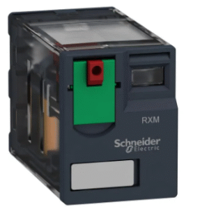 RELE MINIATURA ENCHUFABLE ZELIO RXM DE 14 PINES ENCAPSULADO 5A, 4NA+NC, 110VAC