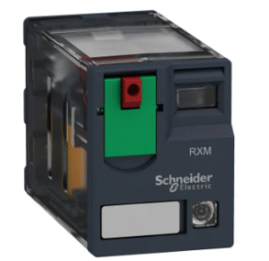 RELÉ MINIATURA +LED 12A 2NANC 230VAC