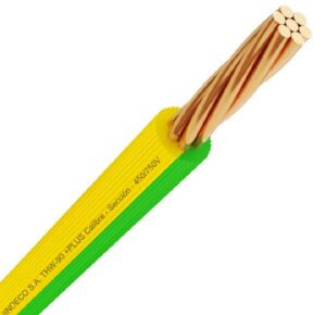 CABLE / CONDUCTOR ELECTRICO 750V LIBRE HALOGENO 6MM2 AMAR/VERDE FREETOX-PC NH90