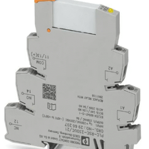 Modulo Rele + Base, PLC-RSC- 230UC/21 B:230VAC/220VDC, O:5-250VAC/DC, 6A, 1NANC, Tornillo